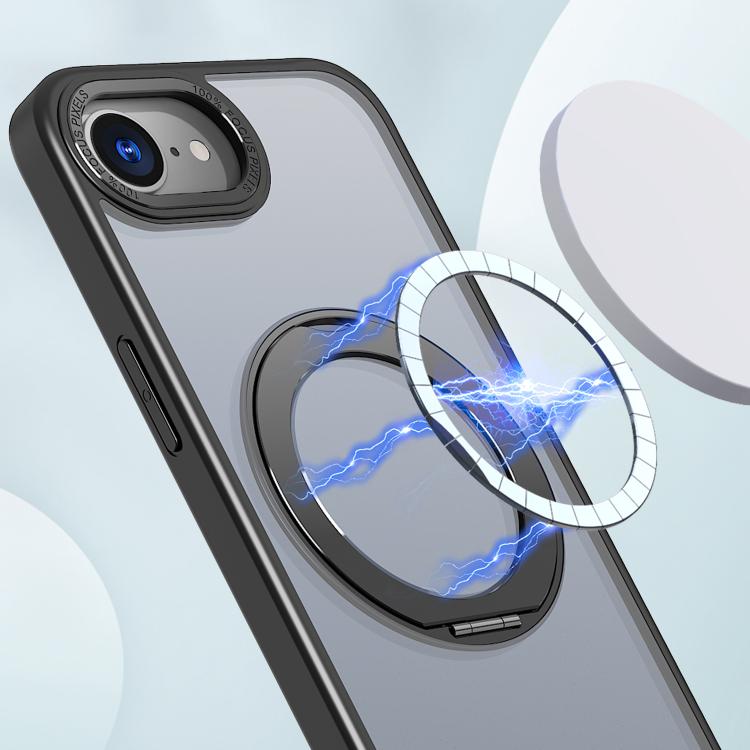 For iPhone 17e / 16e kalebol MagSafe Metal Ring Holder Phone Case