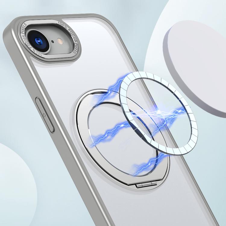For iPhone 17e / 16e kalebol MagSafe Metal Ring Holder Phone Case