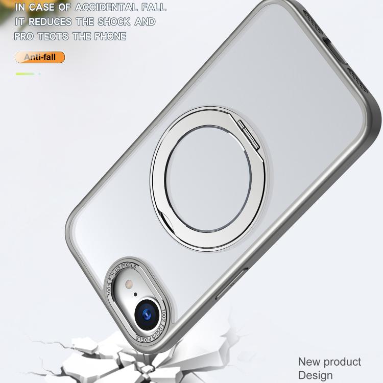 For iPhone 17e / 16e kalebol MagSafe Metal Ring Holder Phone Case