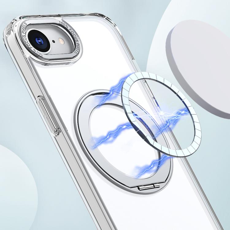 For iPhone 17e / 16e kalebol MagSafe Metal Ring Holder Phone Case