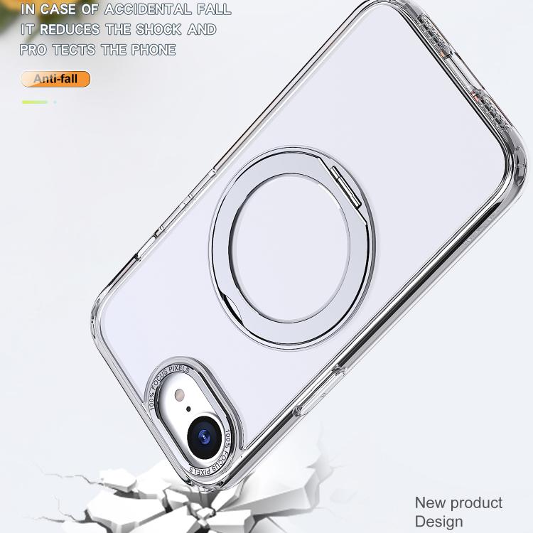 For iPhone 17e / 16e kalebol MagSafe Metal Ring Holder Phone Case