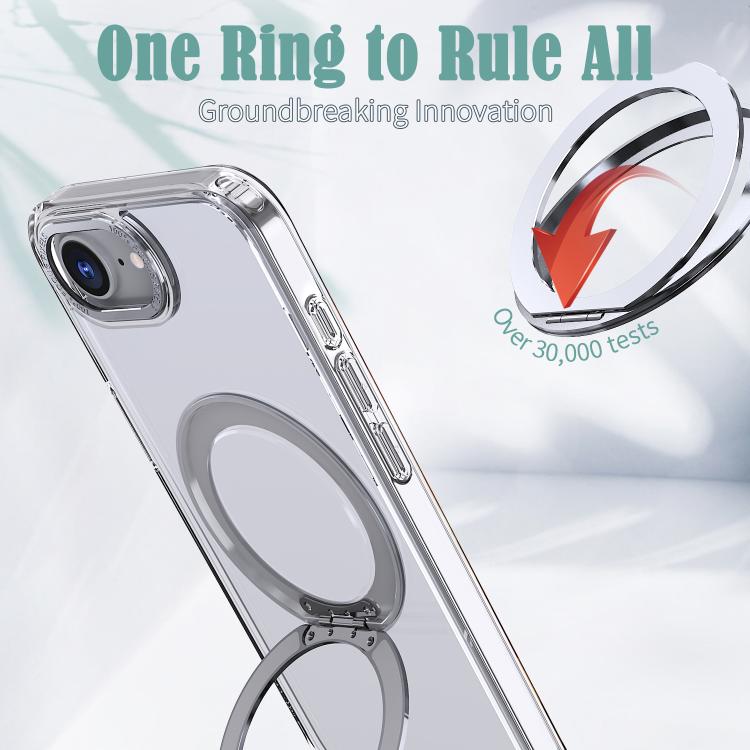 For iPhone 17e / 16e kalebol MagSafe Metal Ring Holder Phone Case