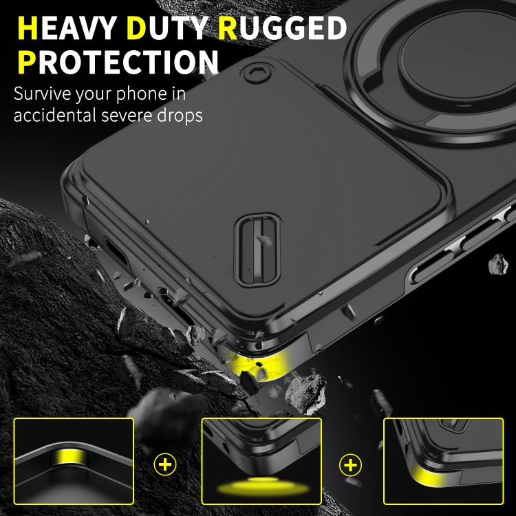 For Infinix Note 40 Pro 4G / 5G Sliding Camshield Ring Holder Phone Case