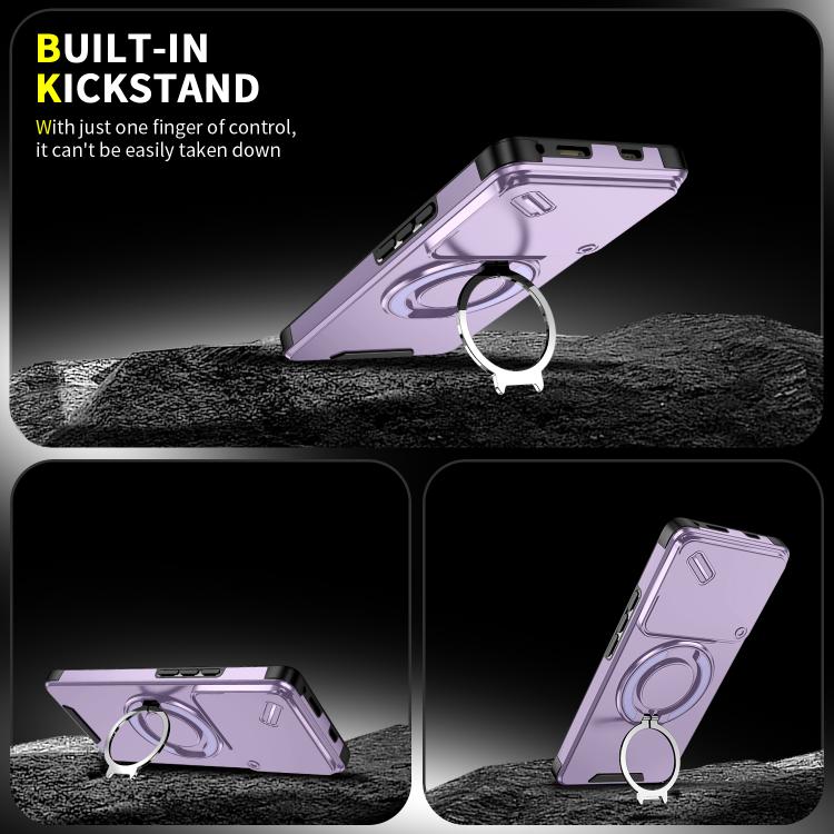 For Infinix Note 40 Pro 4G / 5G Sliding Camshield Ring Holder Phone Case