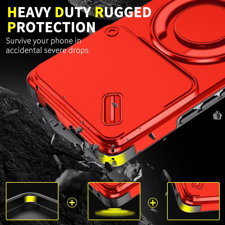 For Infinix Note 40 Pro 4G / 5G Sliding Camshield Ring Holder Phone Case