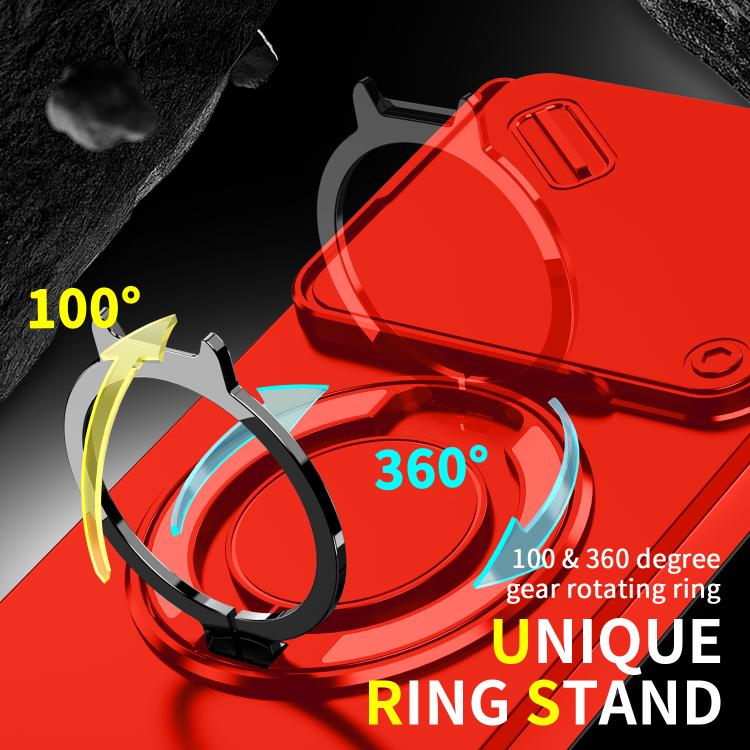 For Infinix Note 40 Pro 4G / 5G Sliding Camshield Ring Holder Phone Case