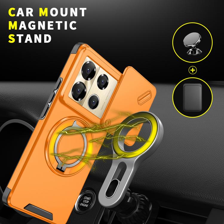 For Infinix Note 40 Pro 4G / 5G Sliding Camshield Ring Holder Phone Case