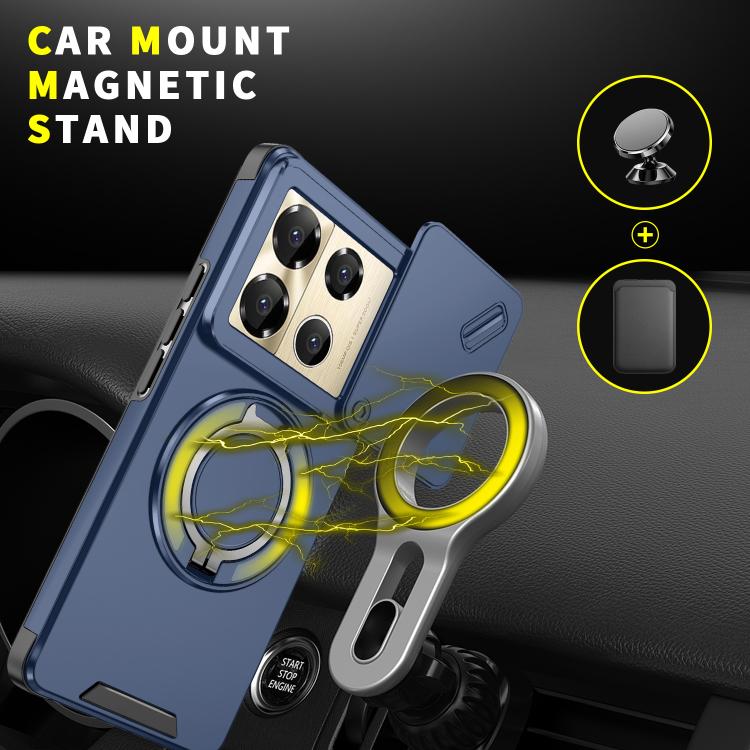 For Infinix Note 40 Pro 4G / 5G Sliding Camshield Ring Holder Phone Case