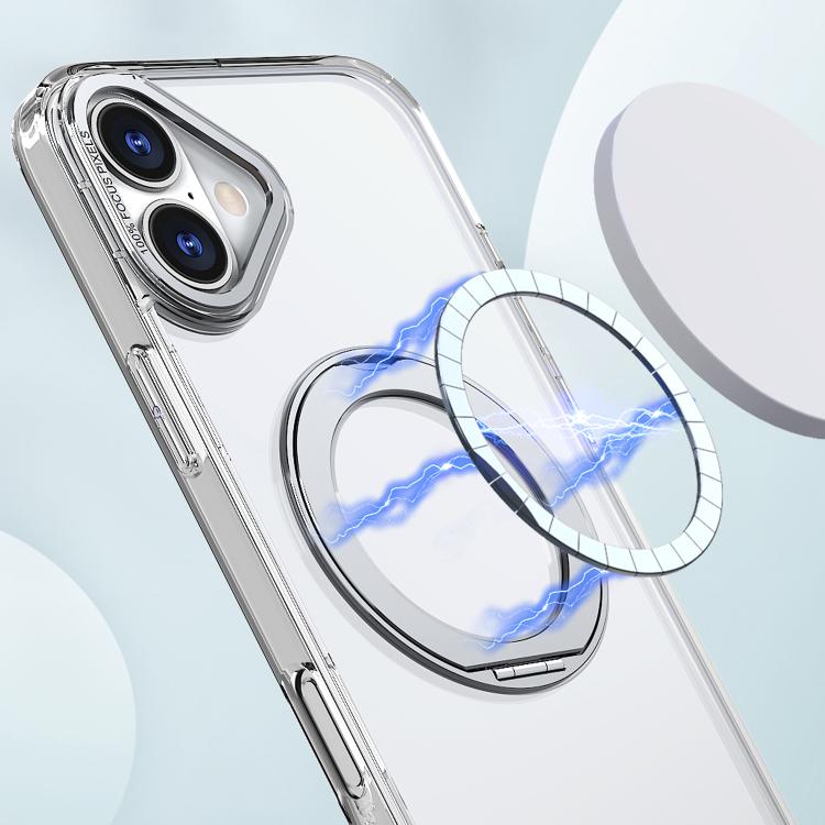 For iPhone 16 kalebol MagSafe Metal Ring Holder Phone Case