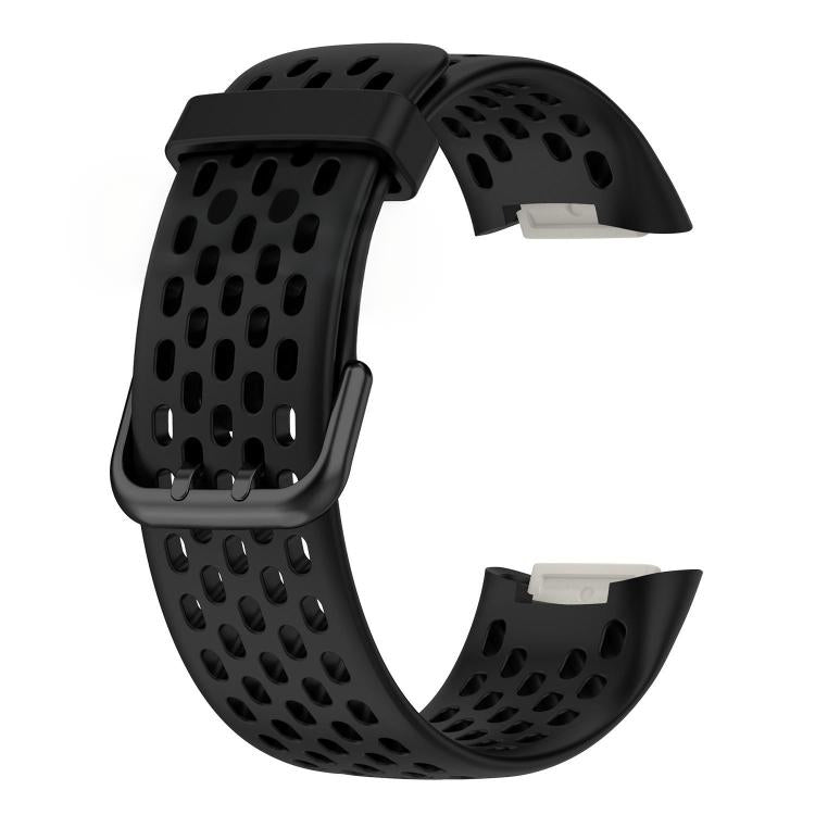 For Fitbit Charge 6 / 5 xDfind Hole Style Breathable Silicone Watch Band