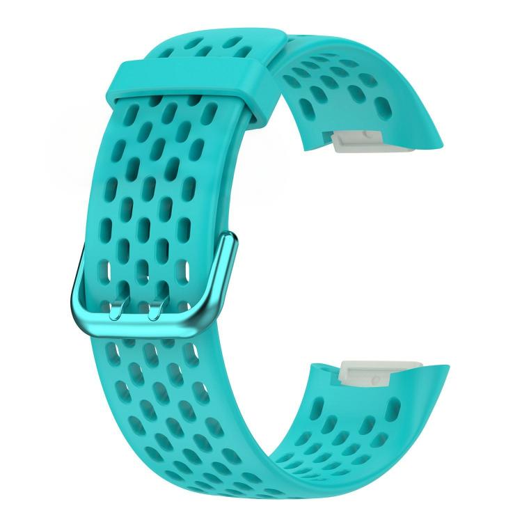 For Fitbit Charge 6 / 5 xDfind Hole Style Breathable Silicone Watch Band