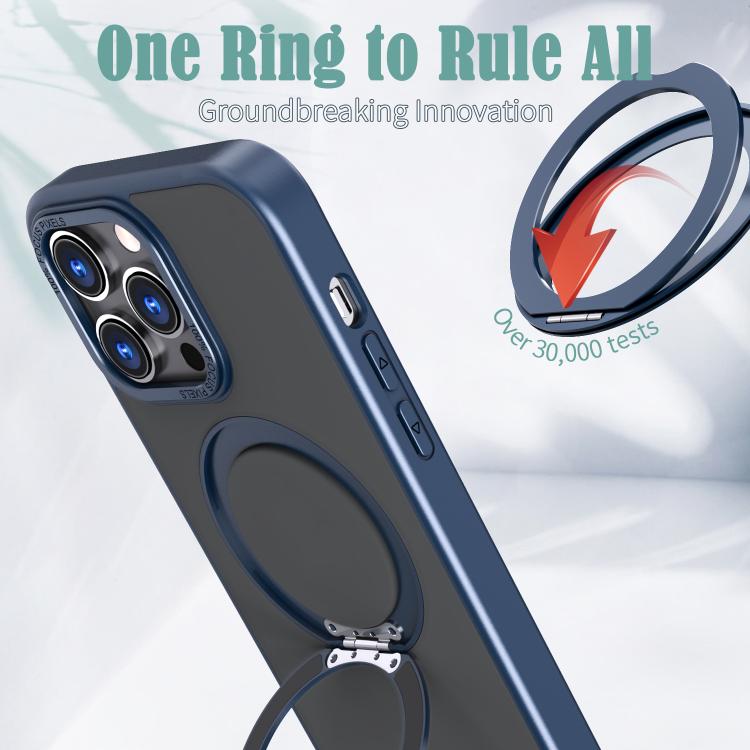 For iPhone 15 Pro Max kalebol MagSafe Metal Ring Holder Phone Case