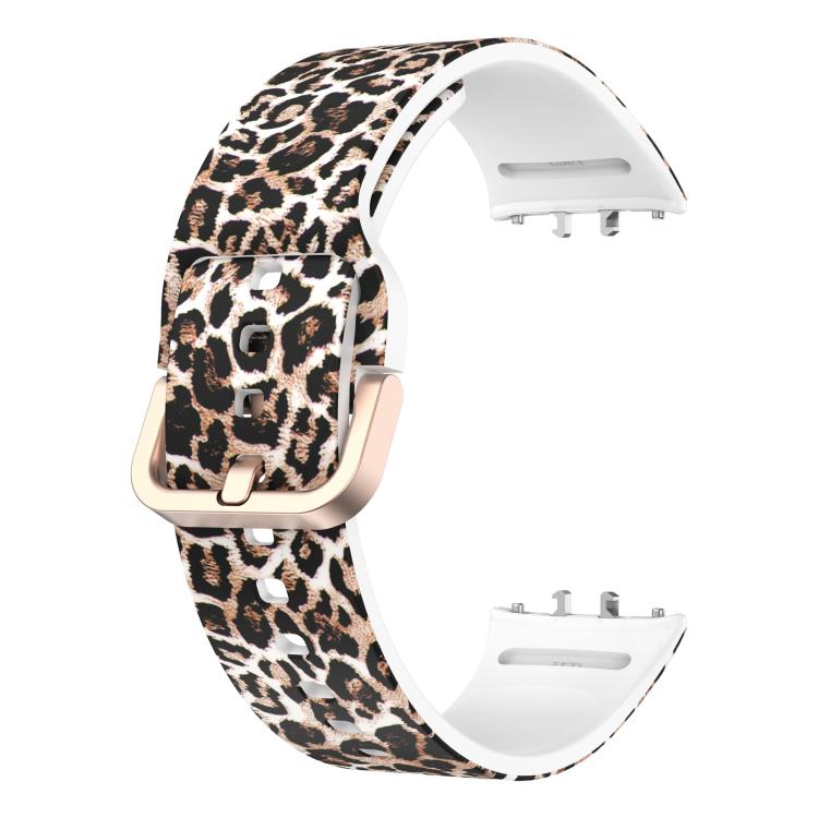 For Samsung Galaxy Fit3 xDfind Gold Buckle Printed Silicone Watch Band