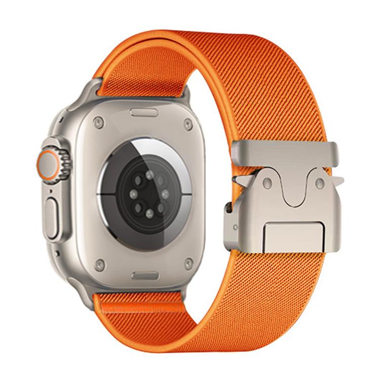For Apple Watch 38 / 40 / 41 / S10 42mm xDfind Parachute Buckle Stretch Nylon Watch Band