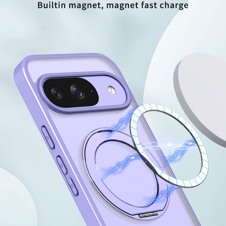 For Google Pixel 9 kalebol MagSafe Metal Ring Holder Phone Case