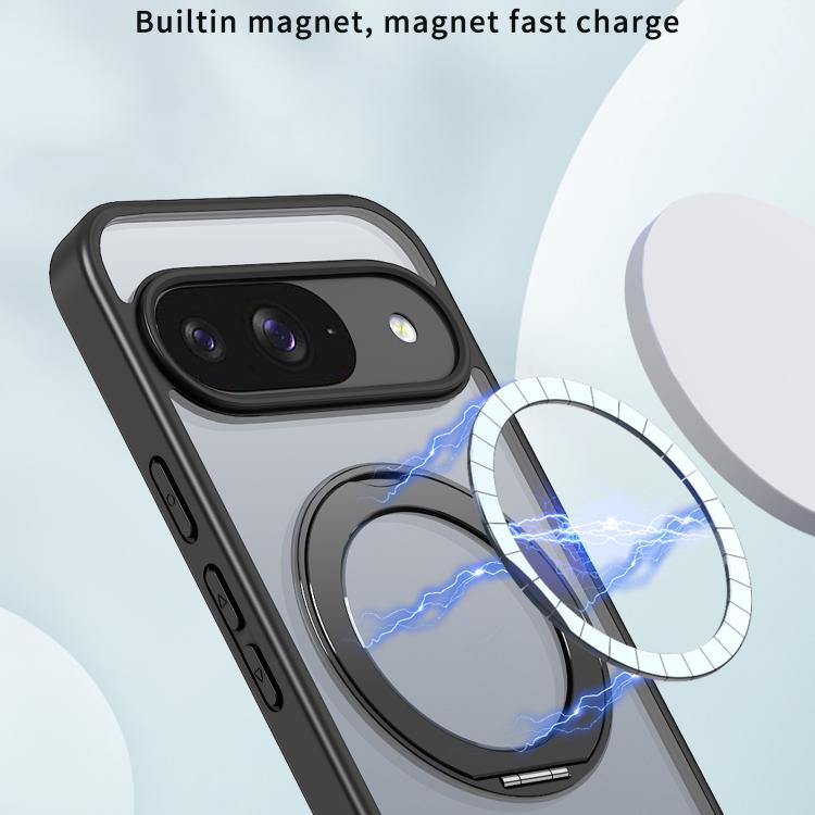 For Google Pixel 9 kalebol MagSafe Metal Ring Holder Phone Case