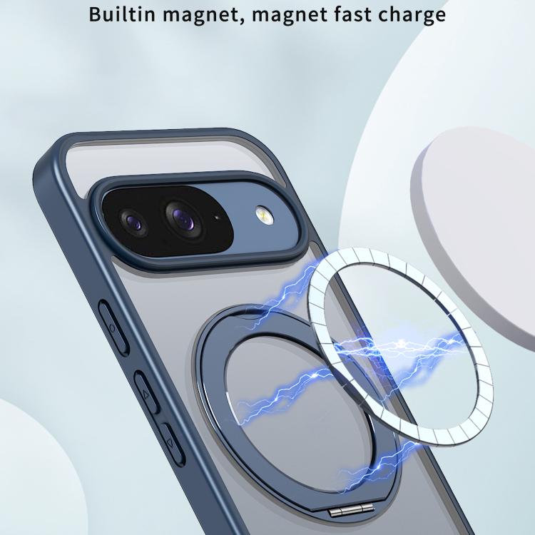 For Google Pixel 9 kalebol MagSafe Metal Ring Holder Phone Case