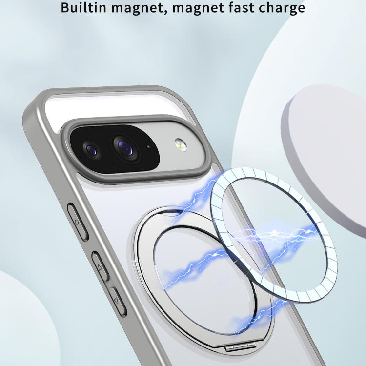 For Google Pixel 9 kalebol MagSafe Metal Ring Holder Phone Case