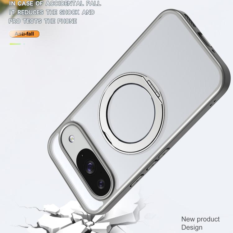 For Google Pixel 9 kalebol MagSafe Metal Ring Holder Phone Case
