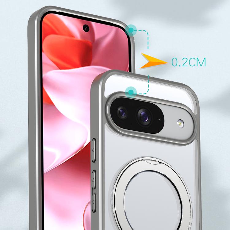 For Google Pixel 9 kalebol MagSafe Metal Ring Holder Phone Case