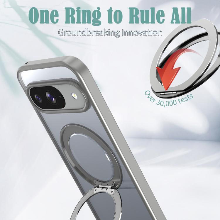 For Google Pixel 9 kalebol MagSafe Metal Ring Holder Phone Case