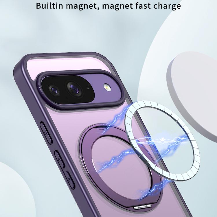 For Google Pixel 9 kalebol MagSafe Metal Ring Holder Phone Case
