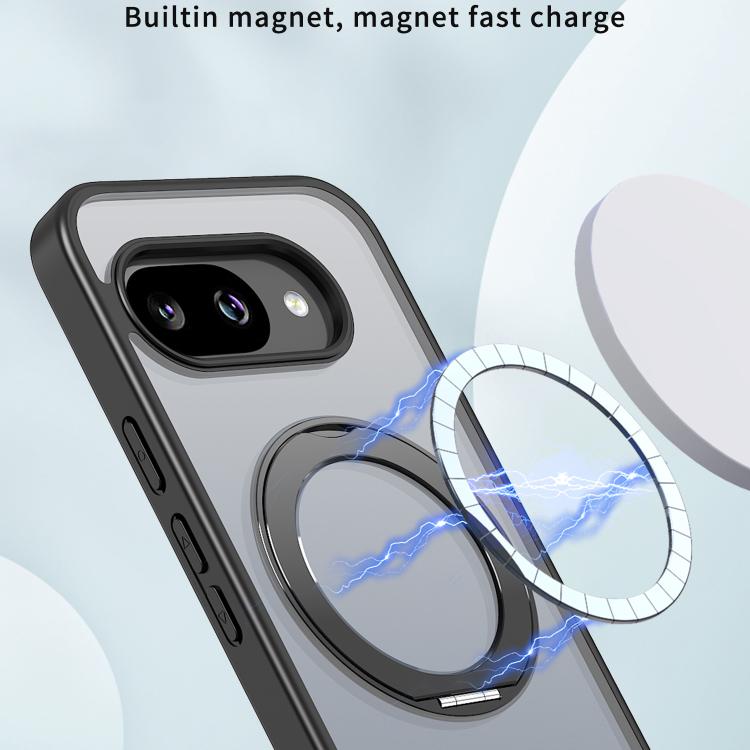 For Google Pixel 9a kalebol MagSafe Metal Ring Holder Phone Case
