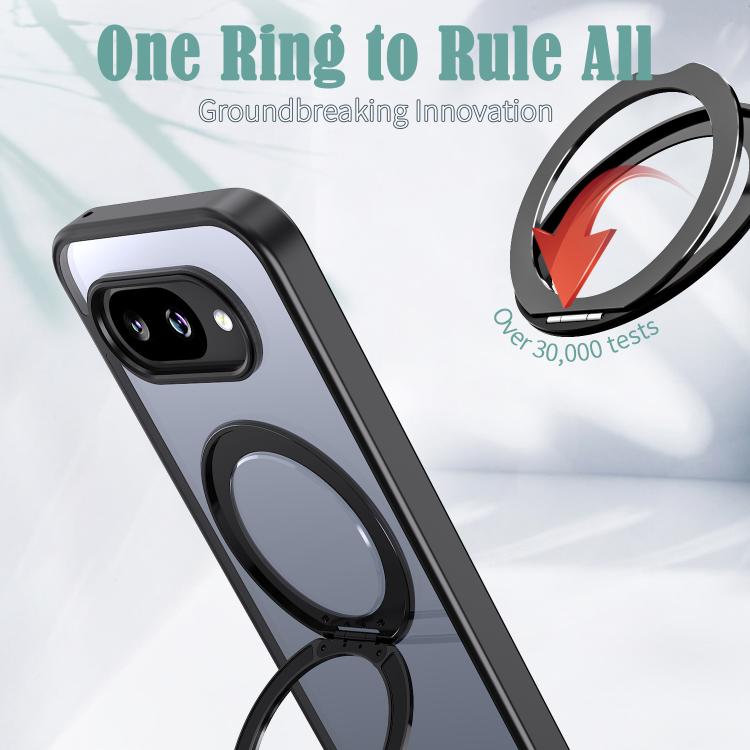 For Google Pixel 9a kalebol MagSafe Metal Ring Holder Phone Case