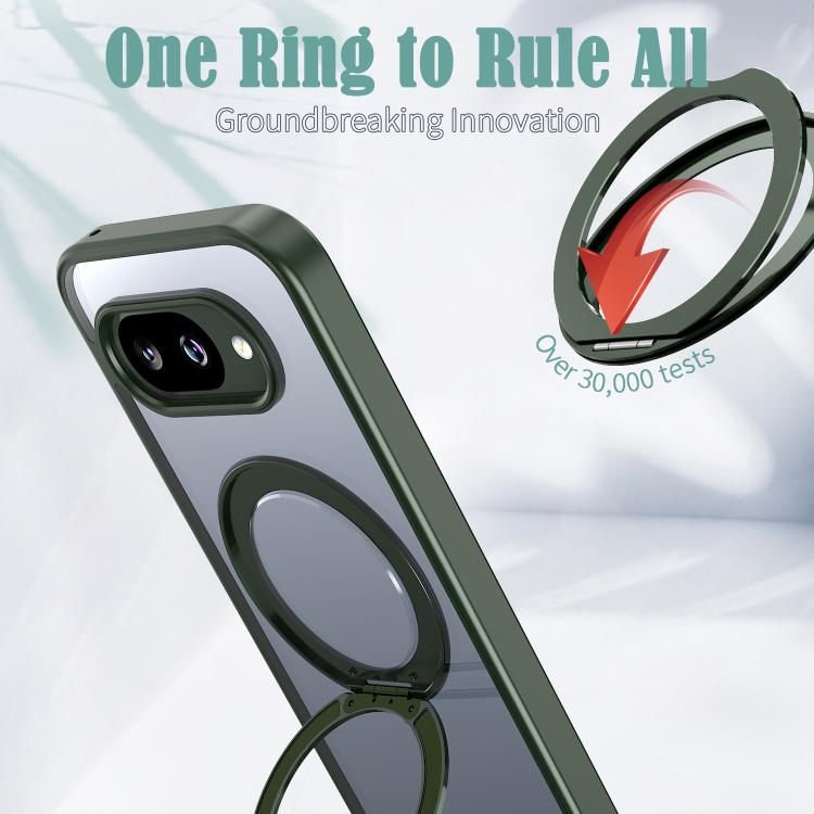 For Google Pixel 9a kalebol MagSafe Metal Ring Holder Phone Case