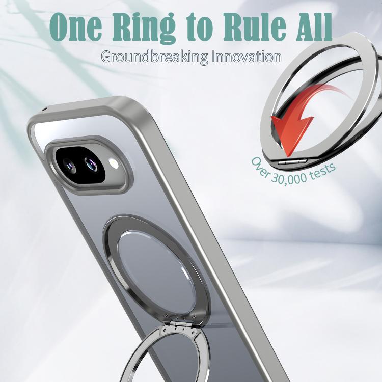 For Google Pixel 9a kalebol MagSafe Metal Ring Holder Phone Case