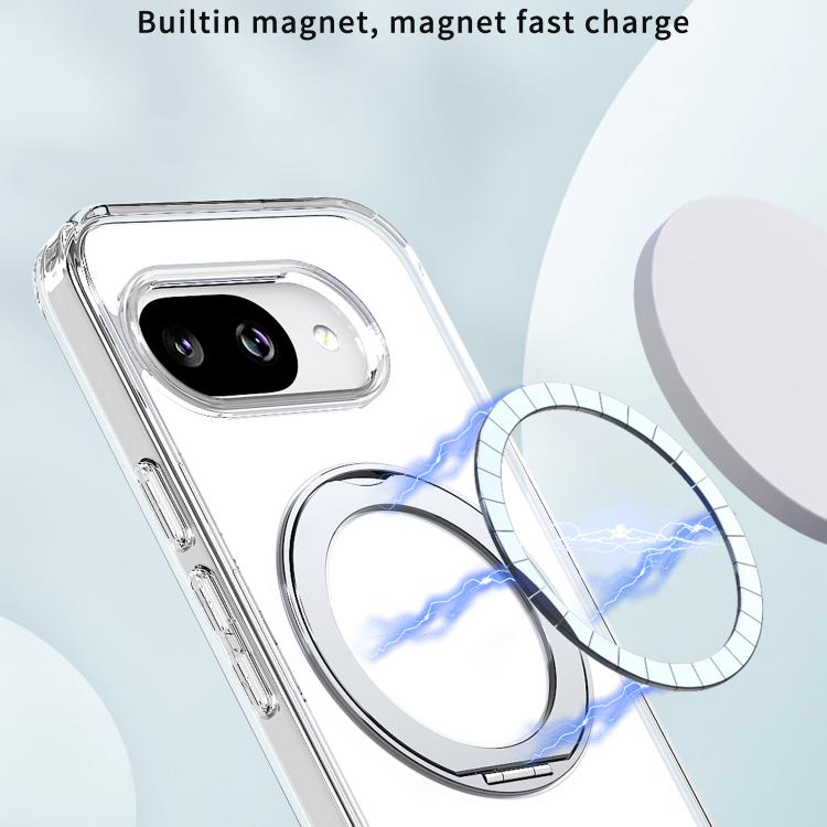 For Google Pixel 9a kalebol MagSafe Metal Ring Holder Phone Case