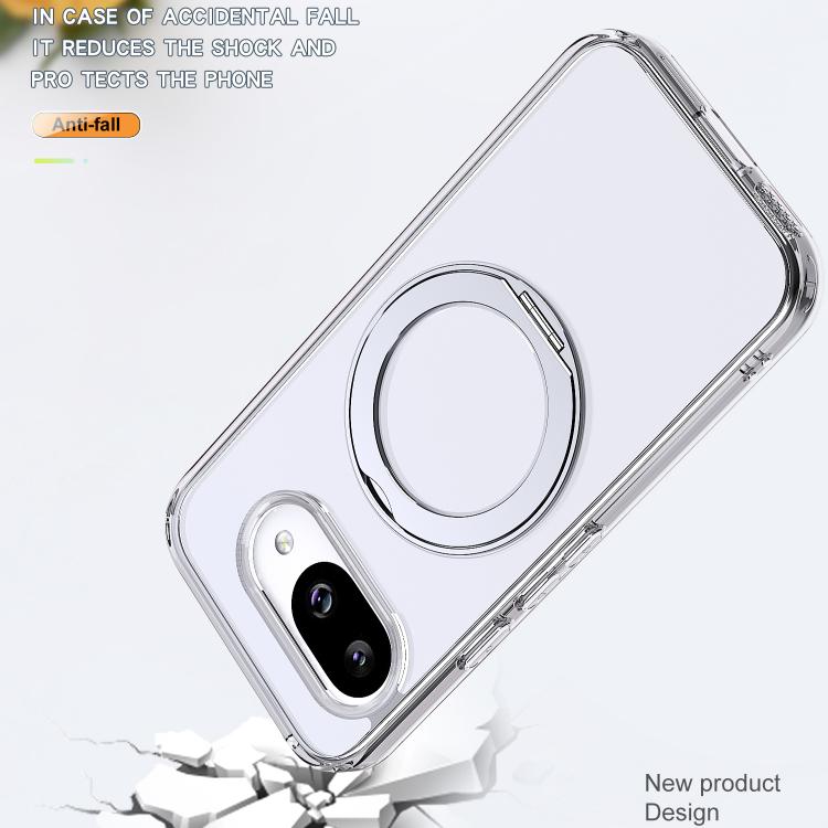 For Google Pixel 9a kalebol MagSafe Metal Ring Holder Phone Case