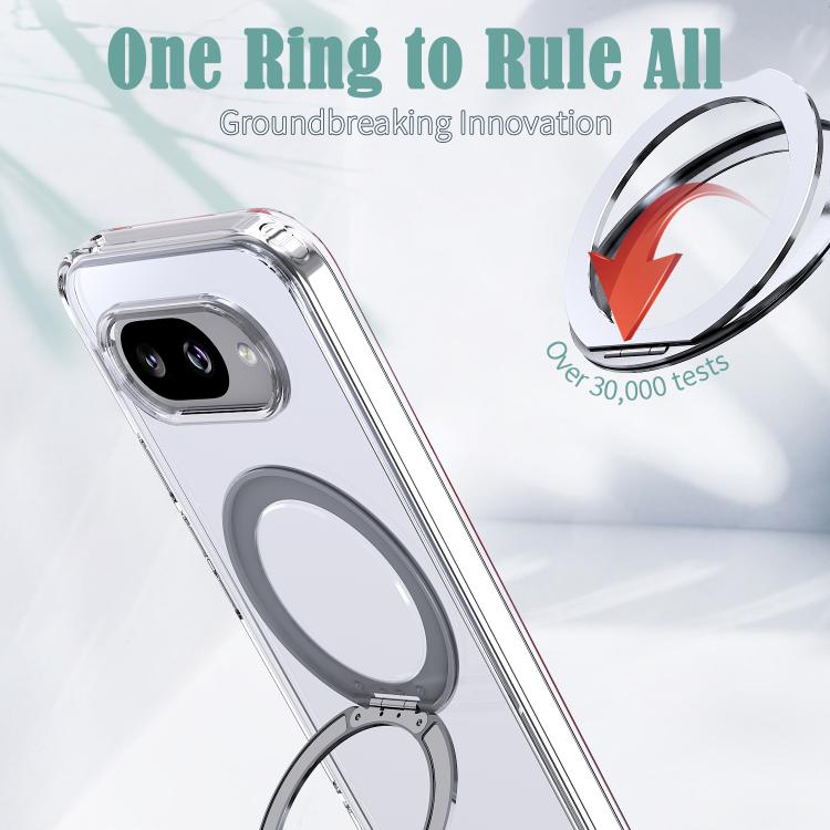 For Google Pixel 9a kalebol MagSafe Metal Ring Holder Phone Case