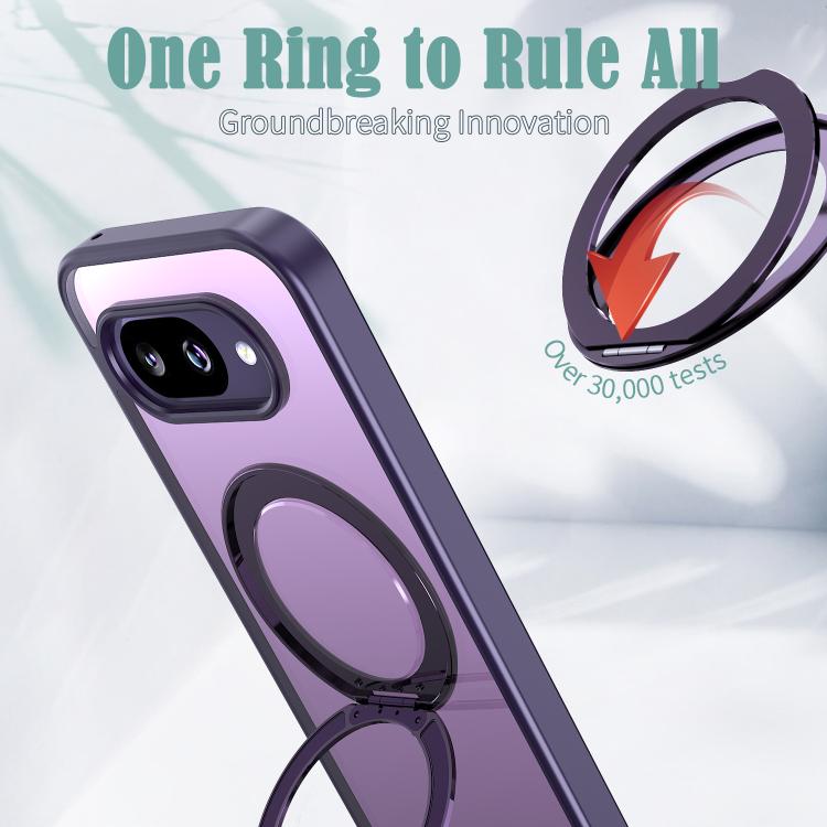 For Google Pixel 9a kalebol MagSafe Metal Ring Holder Phone Case