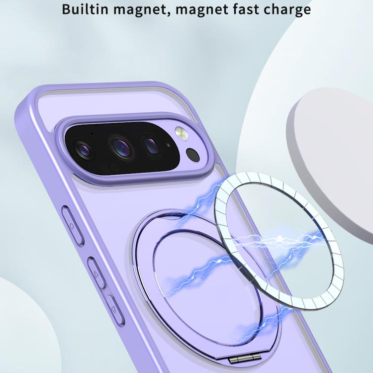 For Google Pixel 9 Pro kalebol MagSafe Metal Ring Holder Phone Case