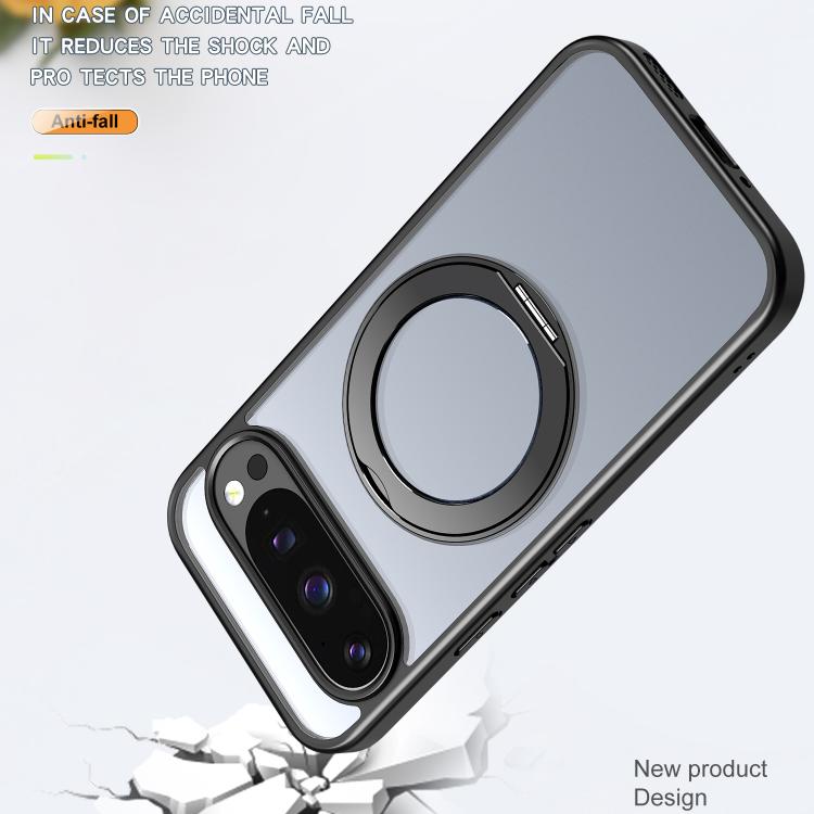 For Google Pixel 9 Pro kalebol MagSafe Metal Ring Holder Phone Case