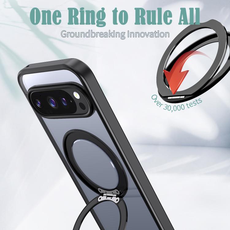 For Google Pixel 9 Pro XL kalebol MagSafe Metal Ring Holder Phone Case