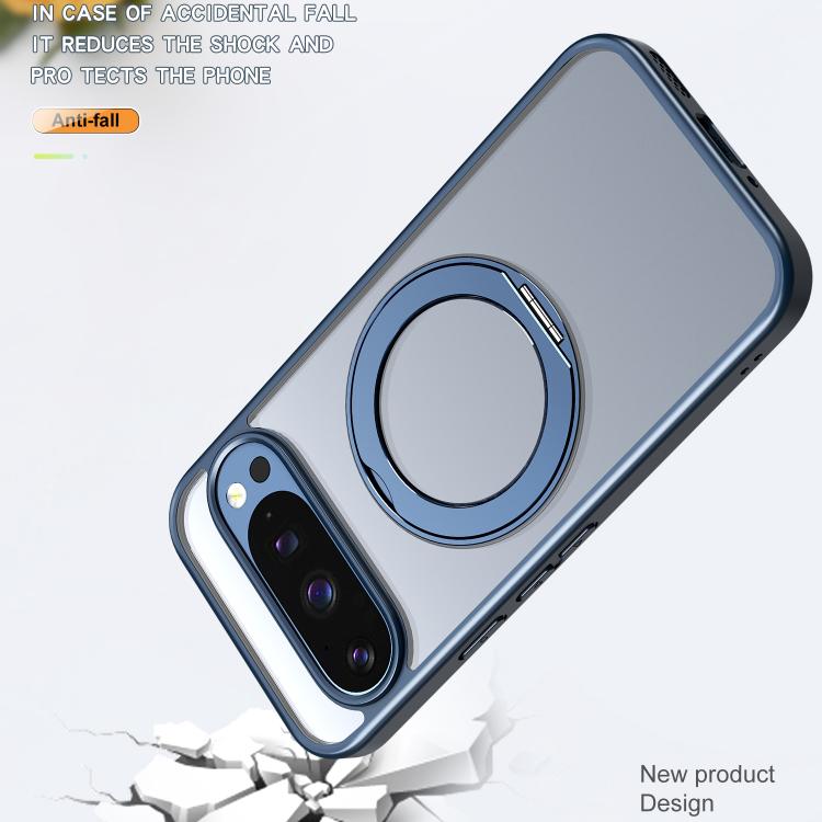 For Google Pixel 9 Pro XL kalebol MagSafe Metal Ring Holder Phone Case