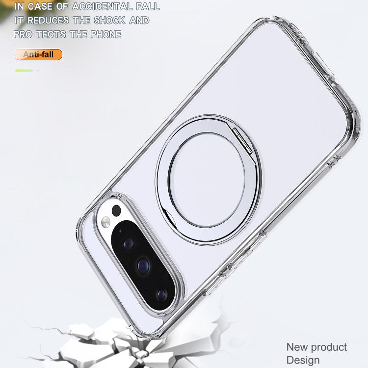 For Google Pixel 9 Pro XL kalebol MagSafe Metal Ring Holder Phone Case