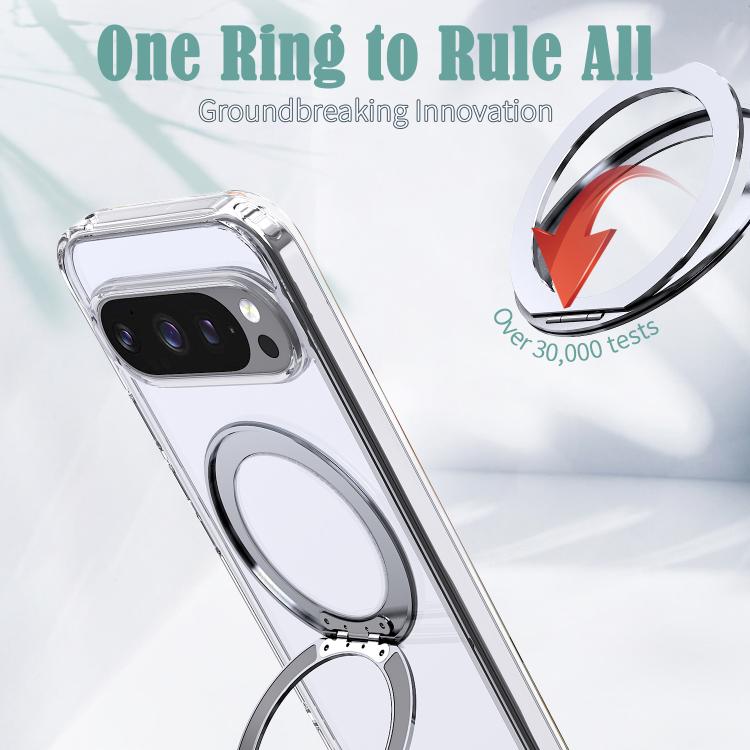 For Google Pixel 9 Pro XL kalebol MagSafe Metal Ring Holder Phone Case