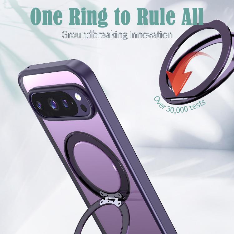 For Google Pixel 9 Pro XL kalebol MagSafe Metal Ring Holder Phone Case