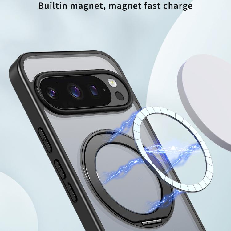 For Google Pixel 10 Pro XL kalebol MagSafe Metal Ring Holder Phone Case