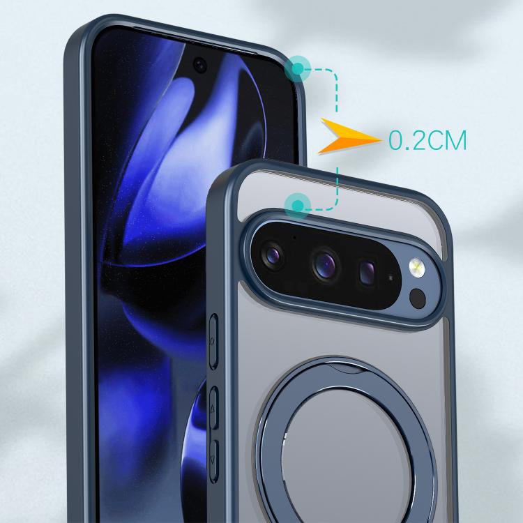 For Google Pixel 10 Pro XL kalebol MagSafe Metal Ring Holder Phone Case