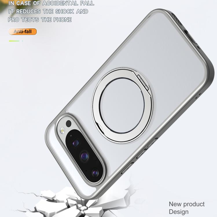 For Google Pixel 10 Pro XL kalebol MagSafe Metal Ring Holder Phone Case