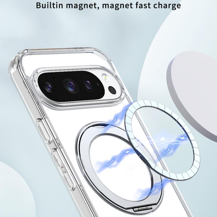 For Google Pixel 10 Pro XL kalebol MagSafe Metal Ring Holder Phone Case