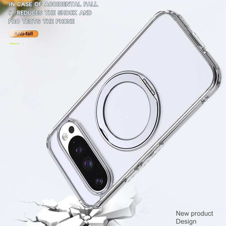 For Google Pixel 10 Pro XL kalebol MagSafe Metal Ring Holder Phone Case