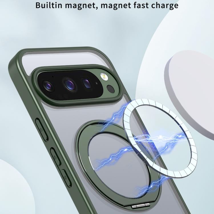 For Google Pixel 10 Pro kalebol MagSafe Metal Ring Holder Phone Case