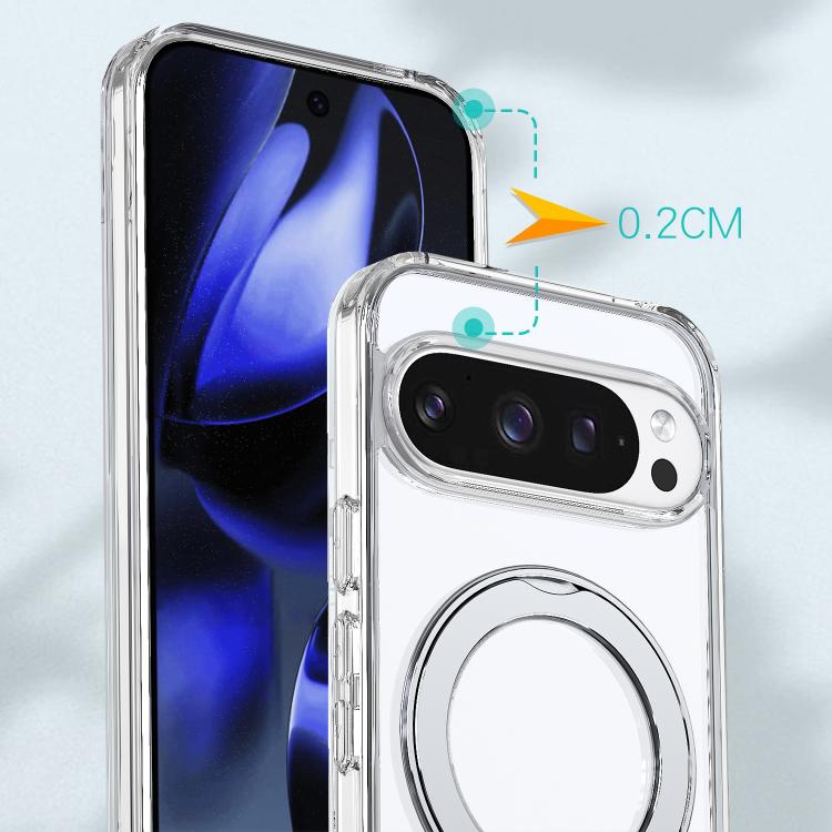 For Google Pixel 10 Pro kalebol MagSafe Metal Ring Holder Phone Case