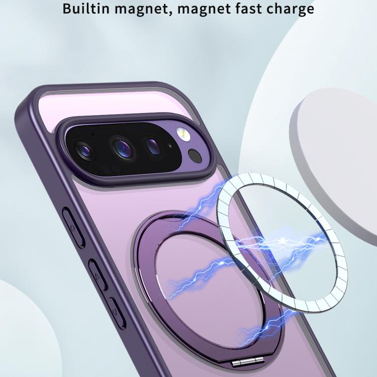 For Google Pixel 10 Pro kalebol MagSafe Metal Ring Holder Phone Case