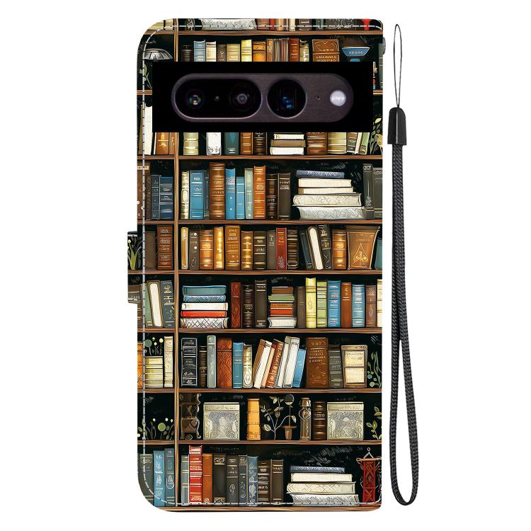 For Google Pixel 7 Crystal Texture Colored Drawing Leather Phone Case